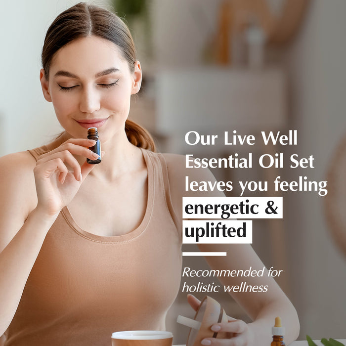 ‘Live Well’ Pure Essential Oil Gift Set