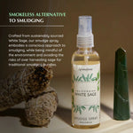 White Sage Smudge Sprays is a smokeless alternative to traditional Sage smudging, while being mindful of the environment .
