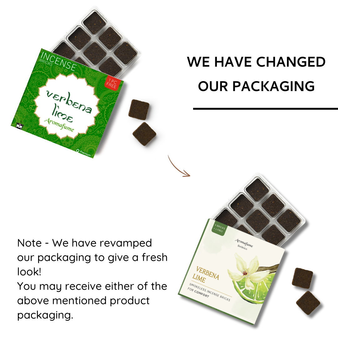 Verbena Lime Incense Bricks Refill Pack