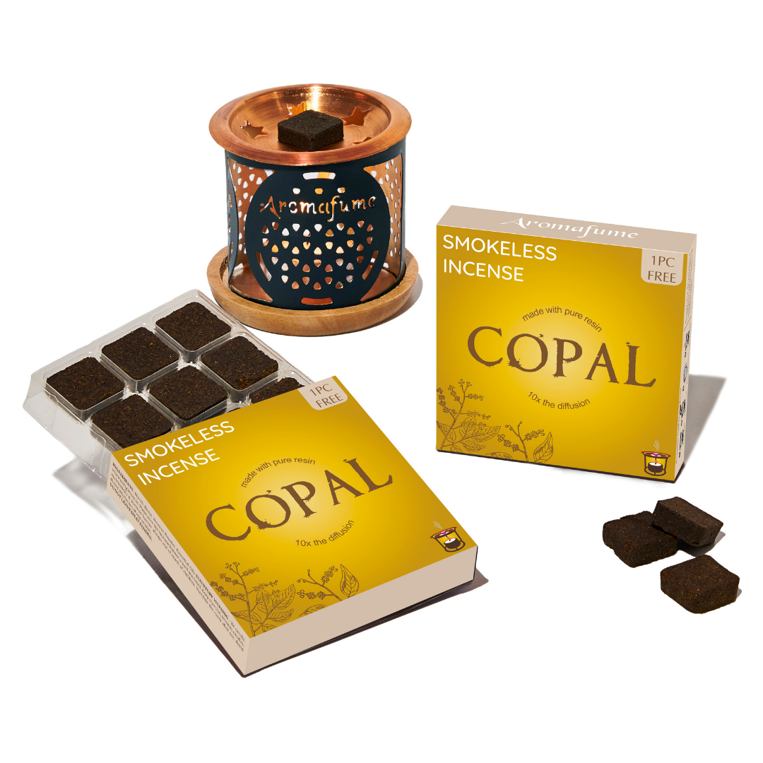 Copal  Incense Bricks & Burner Set
