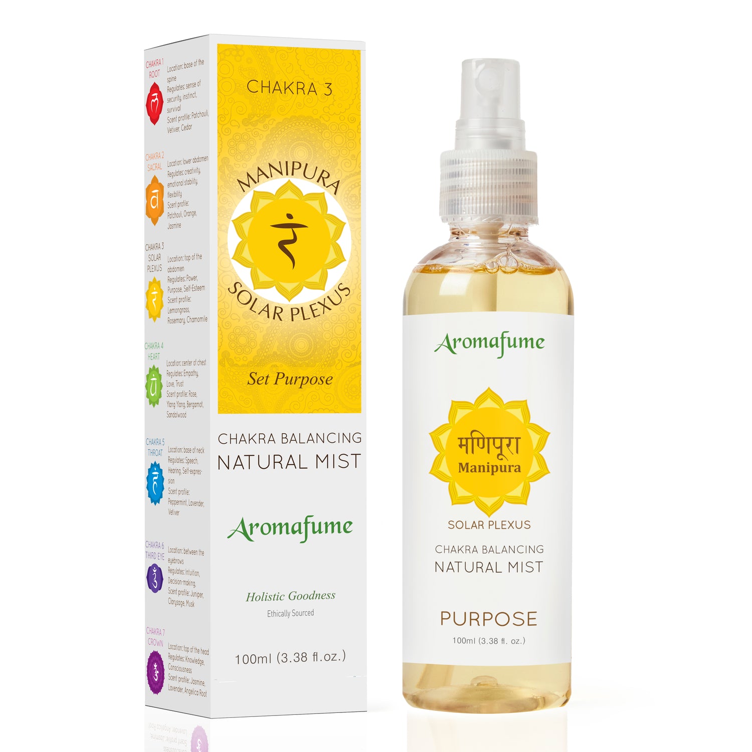3rd - Solar Plexus Chakra Natural Mist