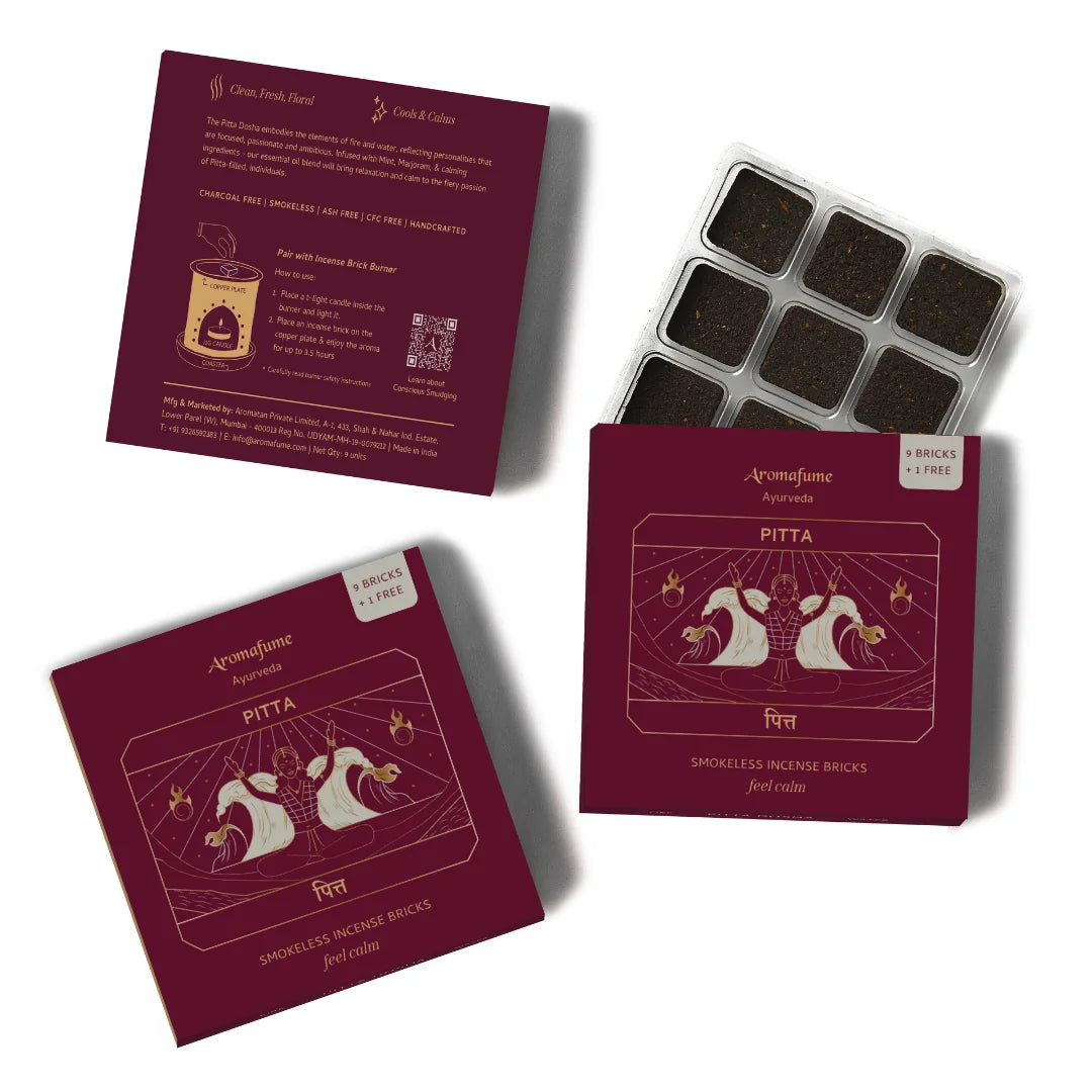 Pitta Dosha Incense Brick Refill Pack