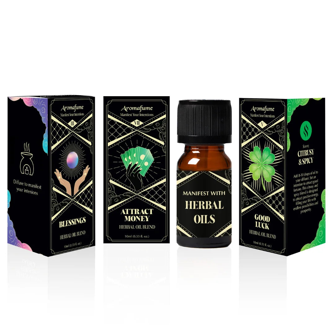 Fortune’s Favor Oils – Blessings, Attract Money & Good Luck. Herbal blends for prosperity, luck & abundance.