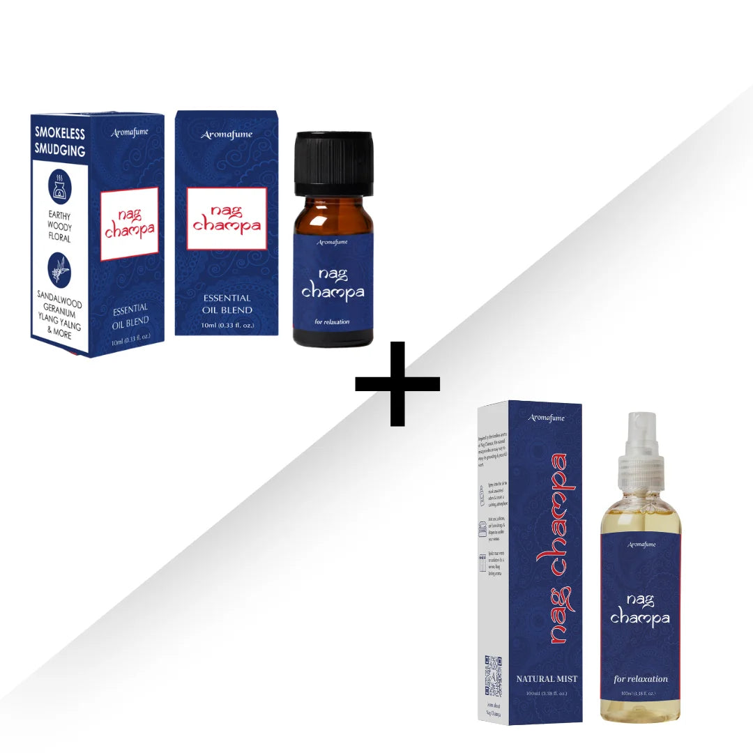 Nag Champa Essential Oil & Natural Mist Wellness Kit