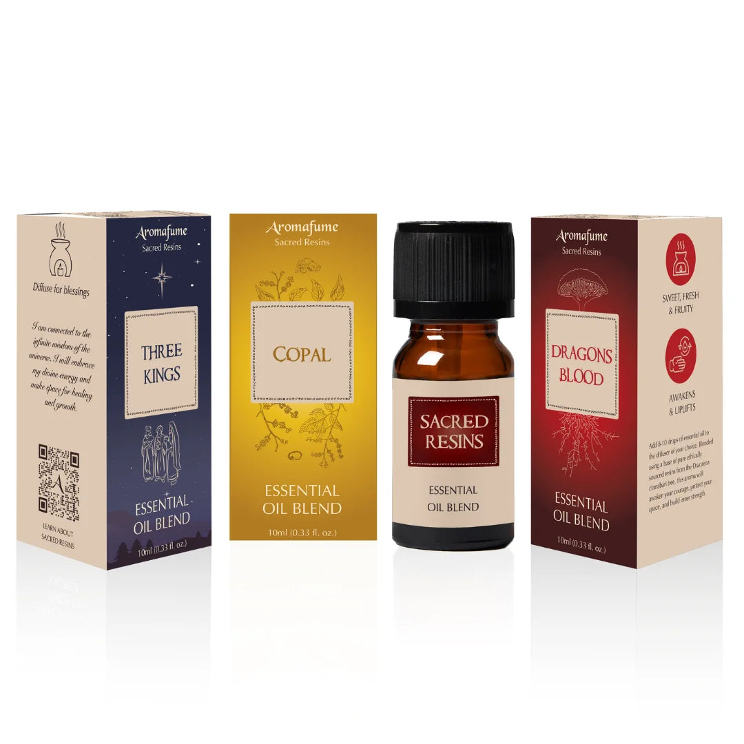 Sacred Space Essential Oils – Three Kings, Copal & Dragon’s Blood for spiritual rituals & energy cleansing