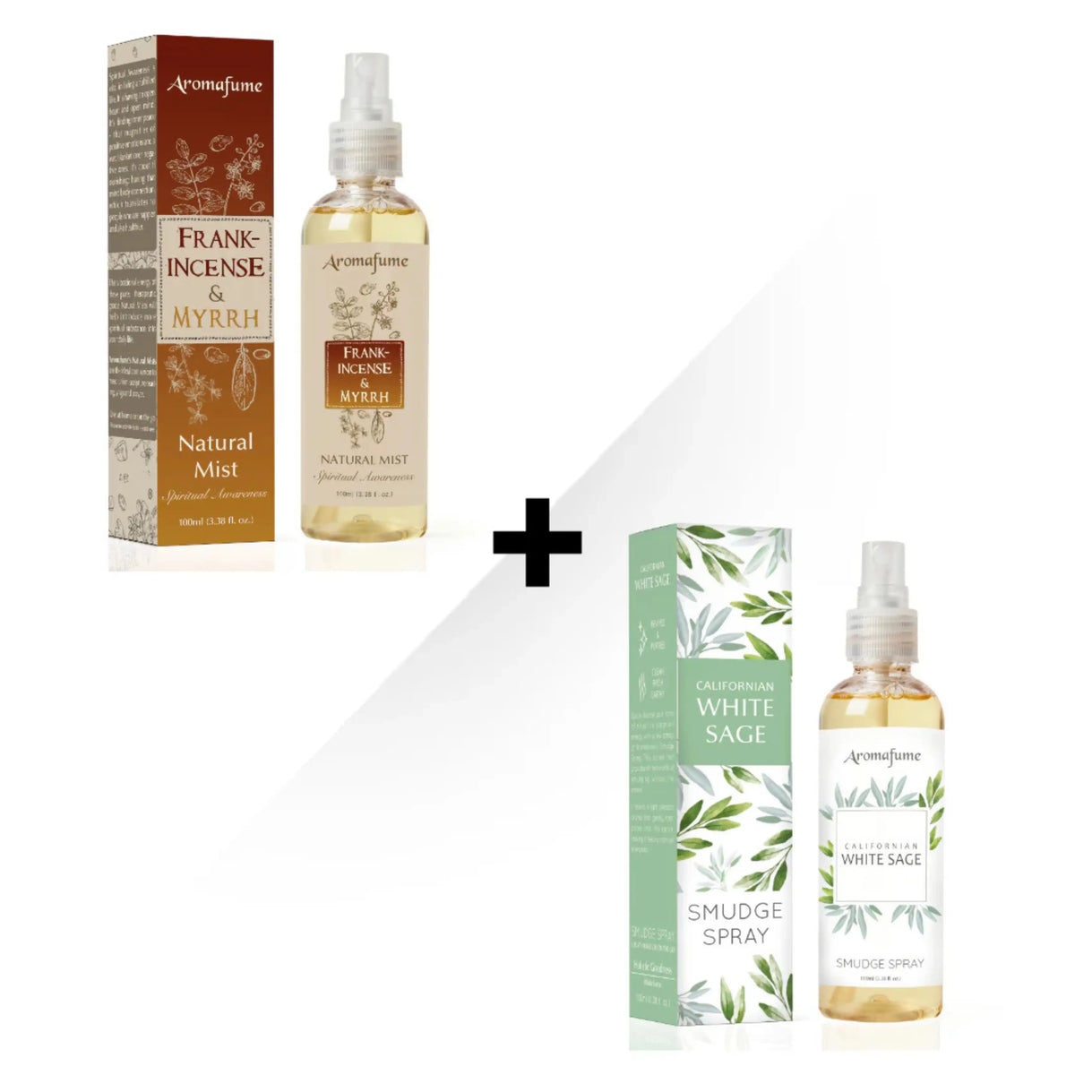 White Sage Smudge Spray + Frankincense & Myrrh Mist - Purifying it