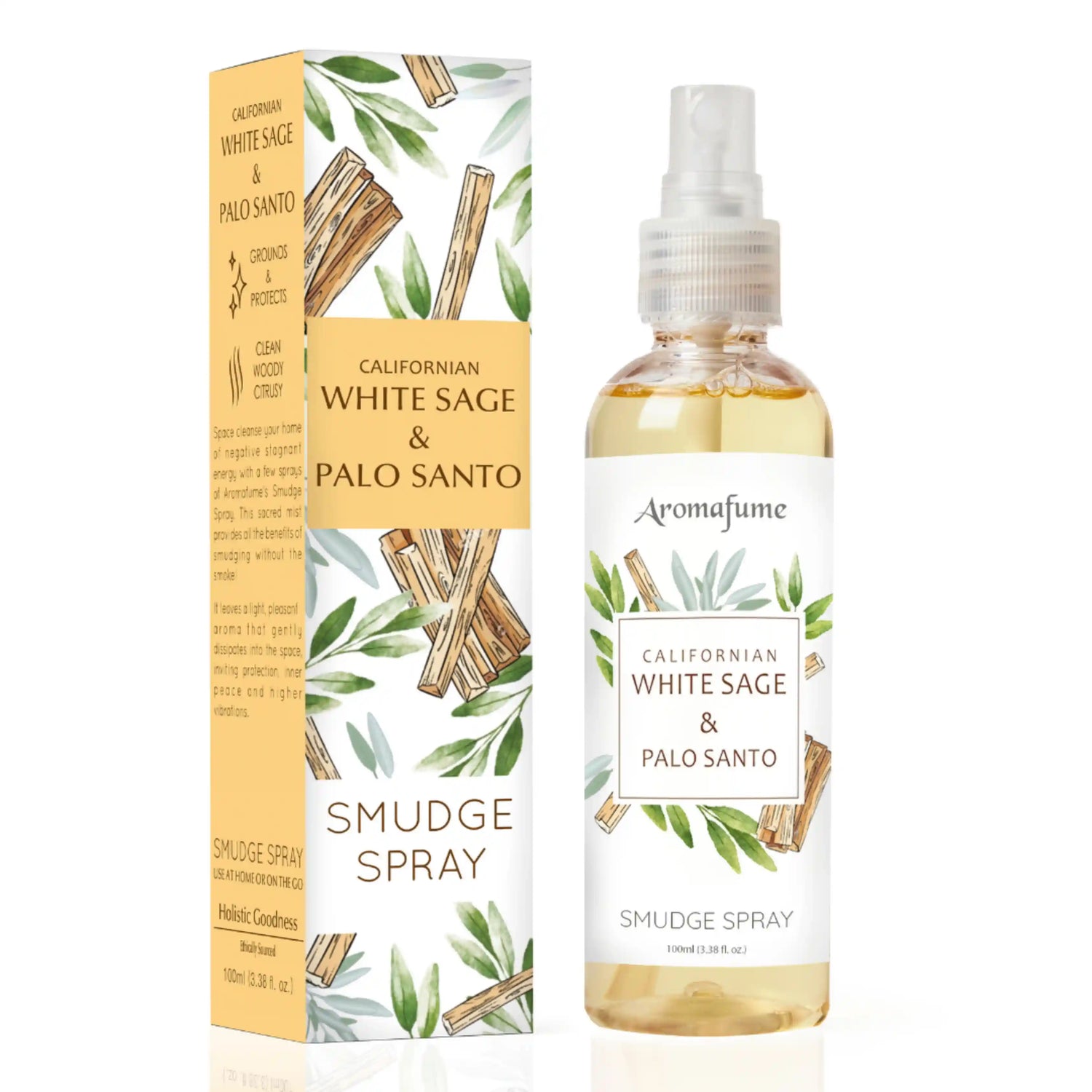 Conscious smudging with Sage & Palo Santo Smudge Spray