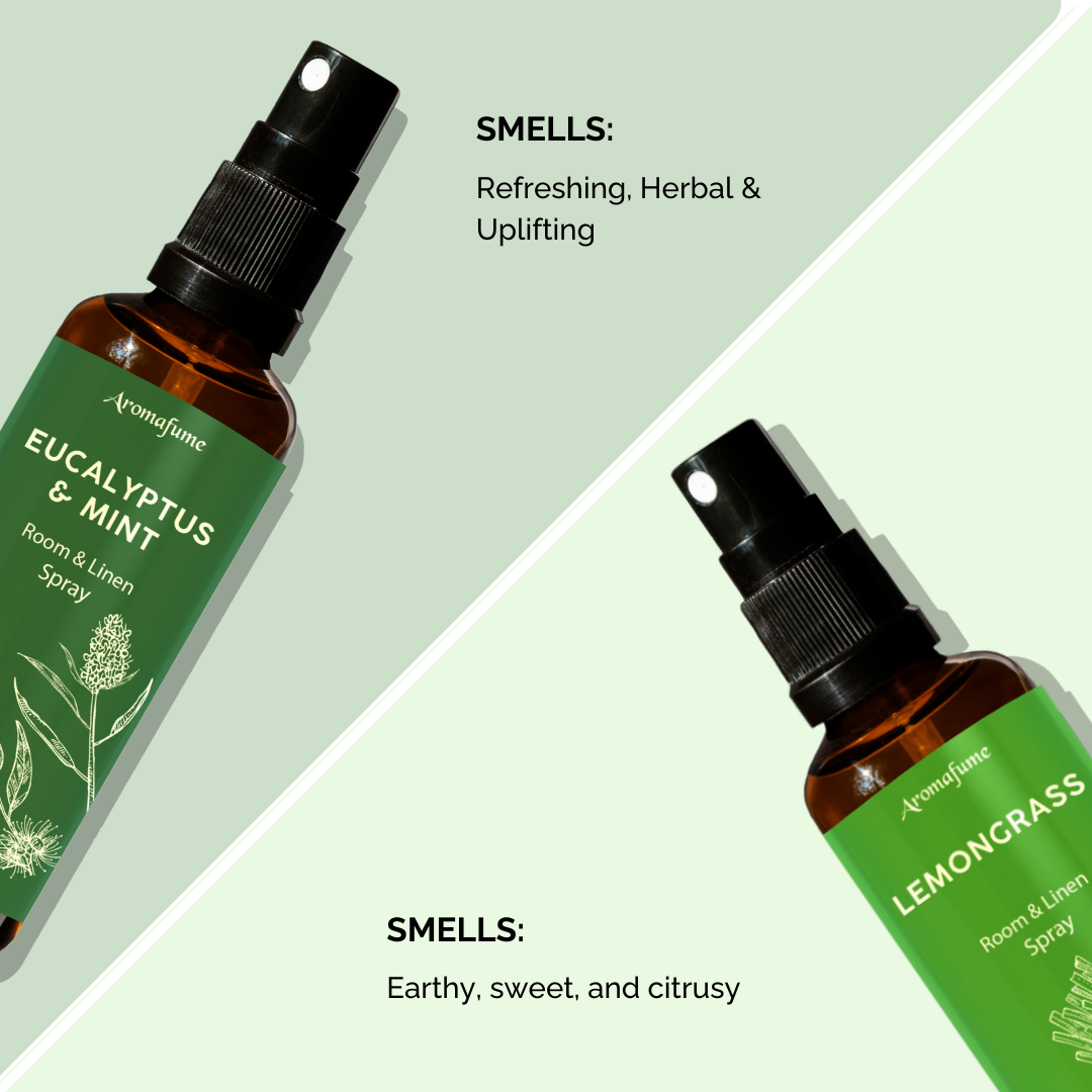 Eucalyptus & Mint + Lemongrass room and Linen Spray