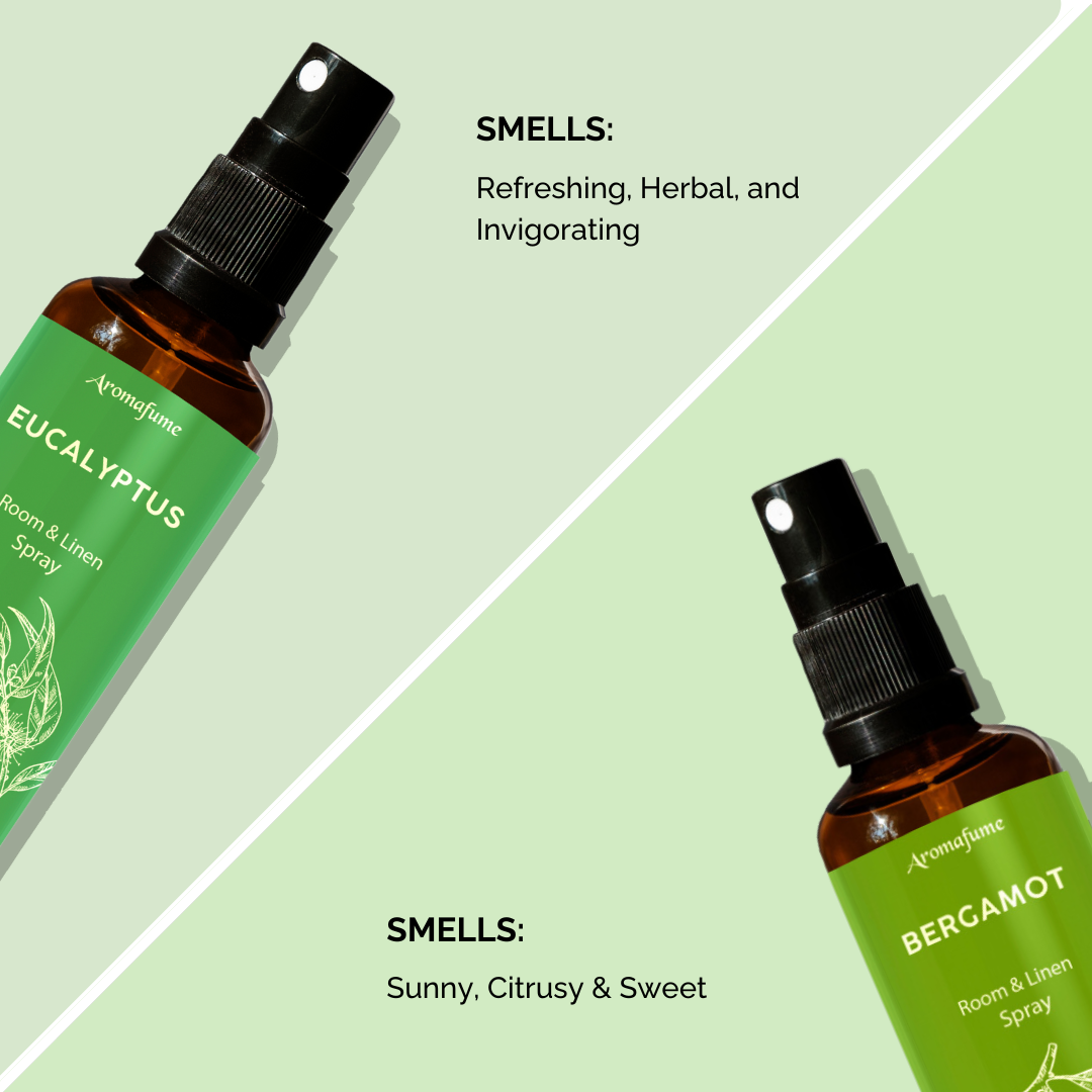 Eucalyptus Room & Linen Spray + Bergamot Room & Linen Spray