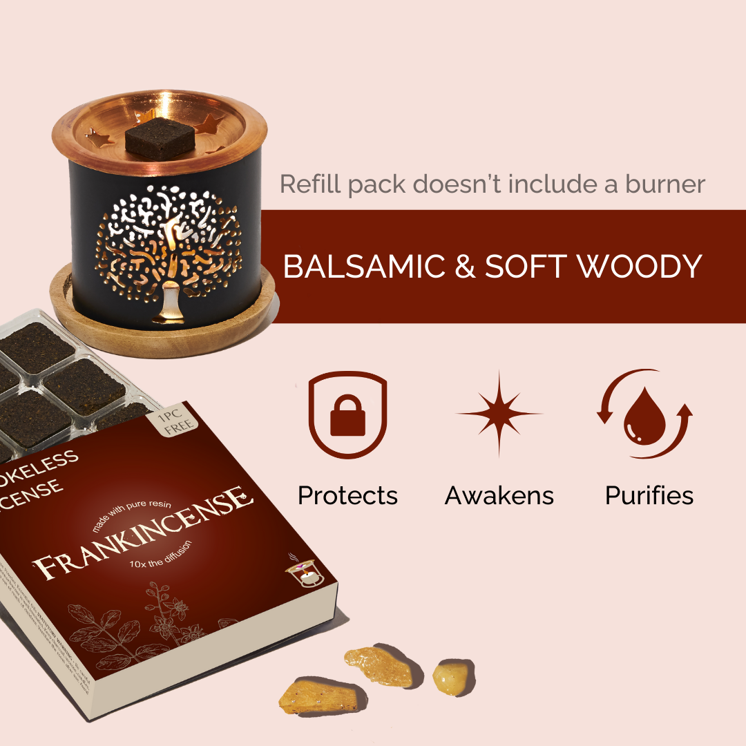 Frankincense Incense Bricks  Refill Pack