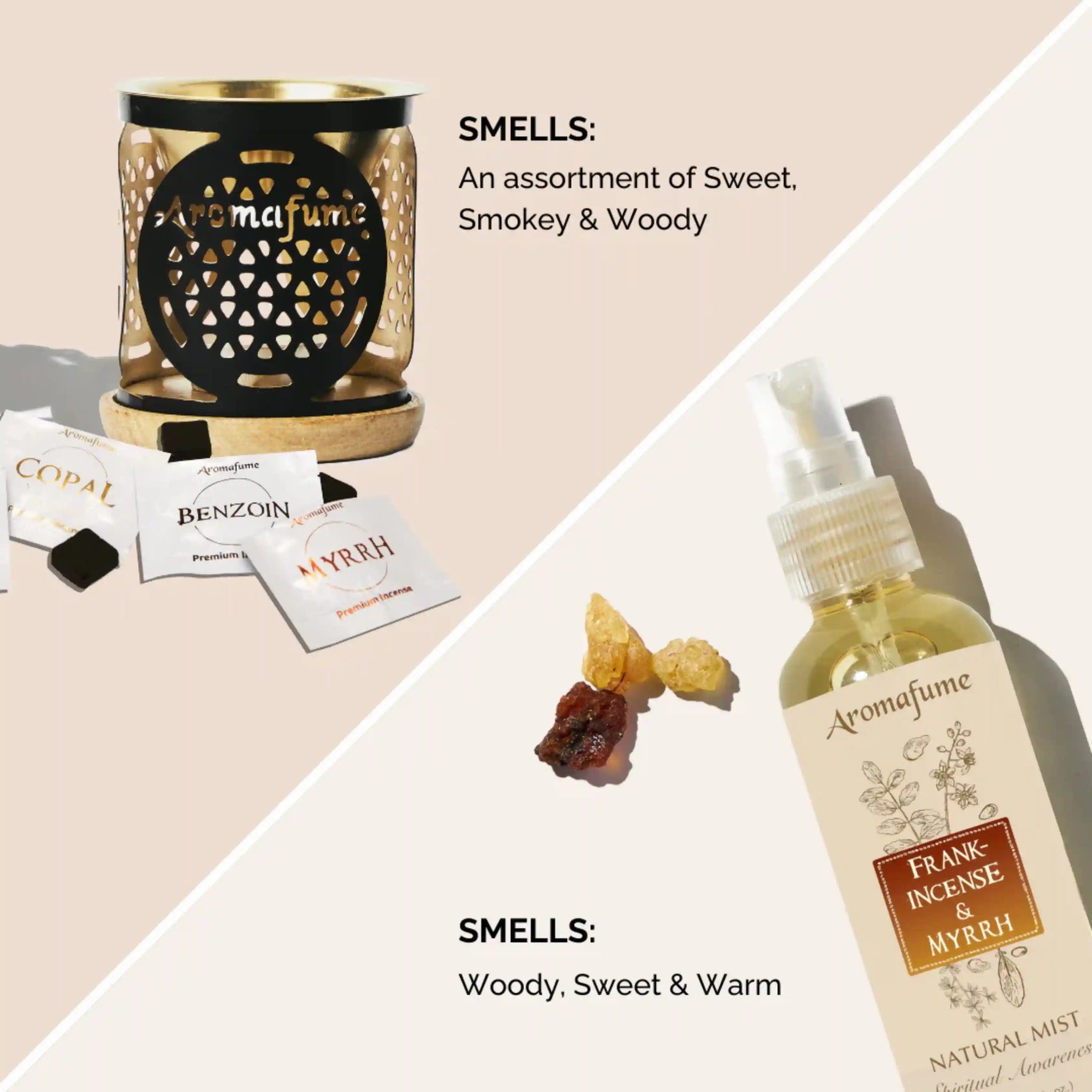 Scent Profile - Sweet, smokey, woody and warm