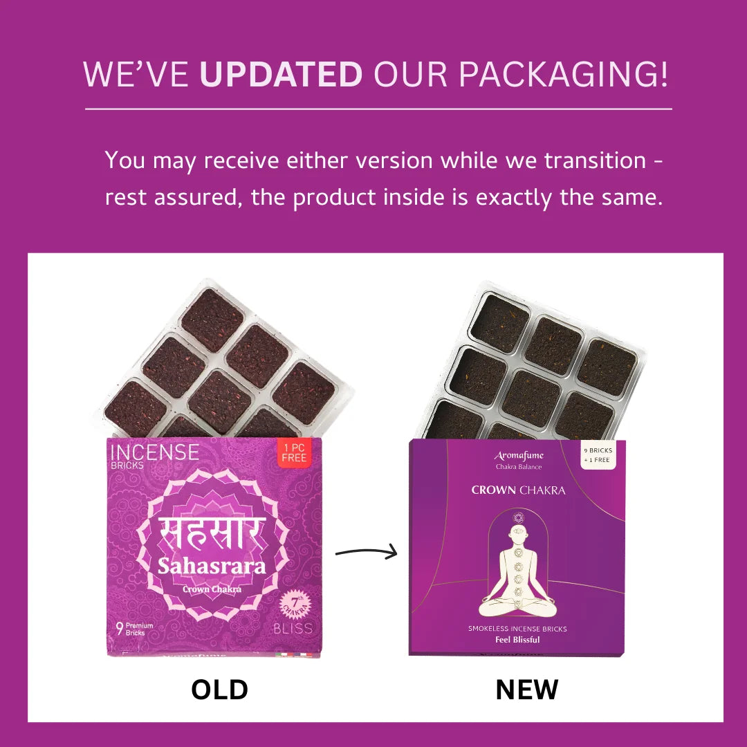 7th - Crown Chakra Incense Bricks Refills Pack