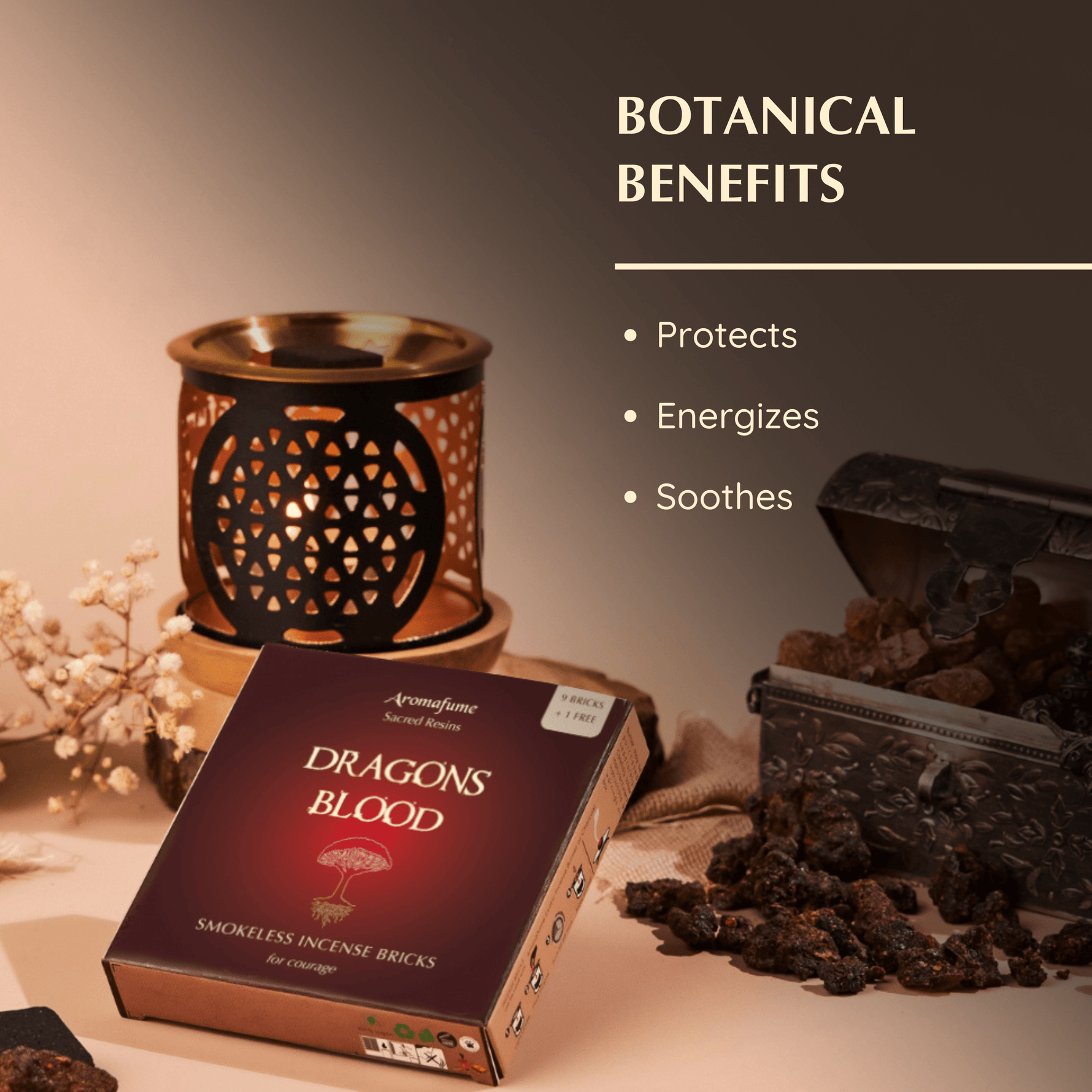 Botanical Benefits - It protects, energizes and soothes.