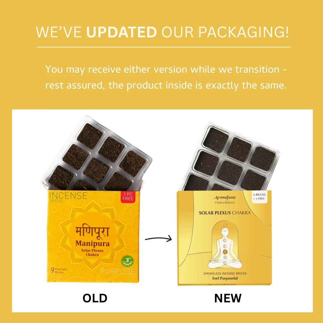 3rd - Solar Plexus Chakra Incense Bricks Refill Pack