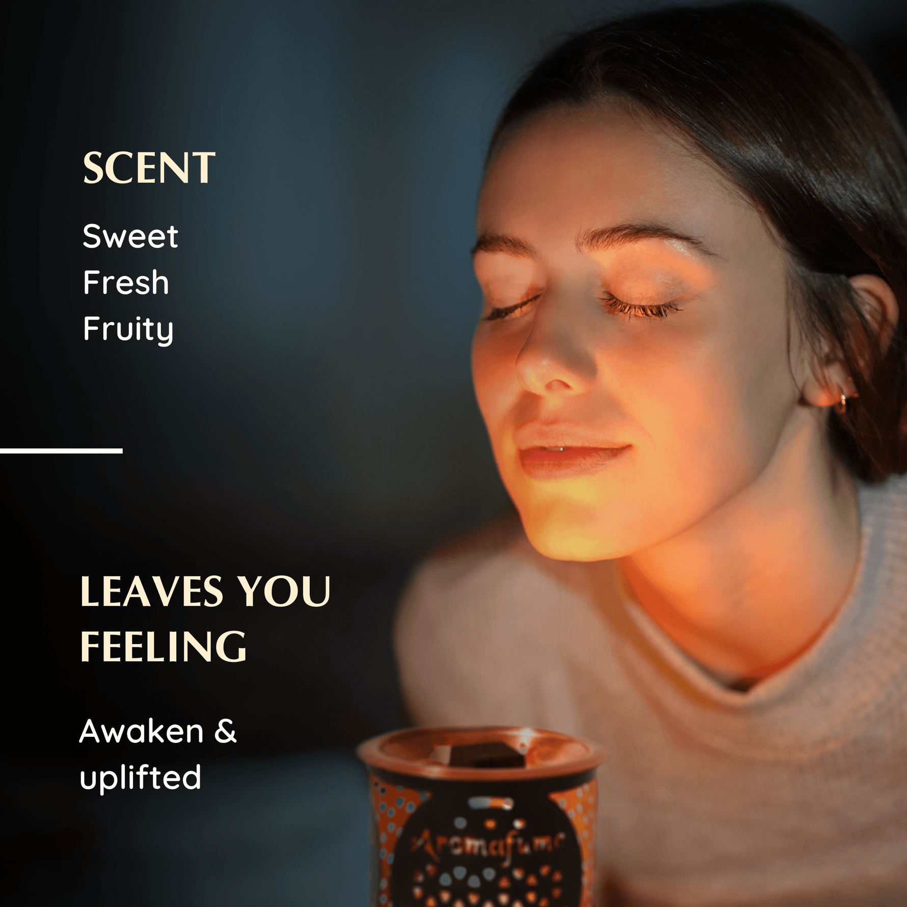 Scent Profile - Sweet, Fresh, Fruity

Leaves you feeling - Awakens & Uplifts