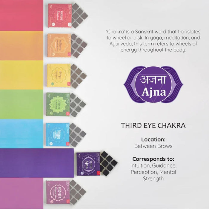 6th - Third Eye Chakra Incense Bricks Refill Pack