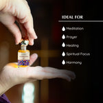 Apply anointing oil for meditation, prayer, healing and spiritual focus