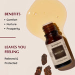 Benzoin oil: Comforts the mind, eases tension, and promotes emotional grounding