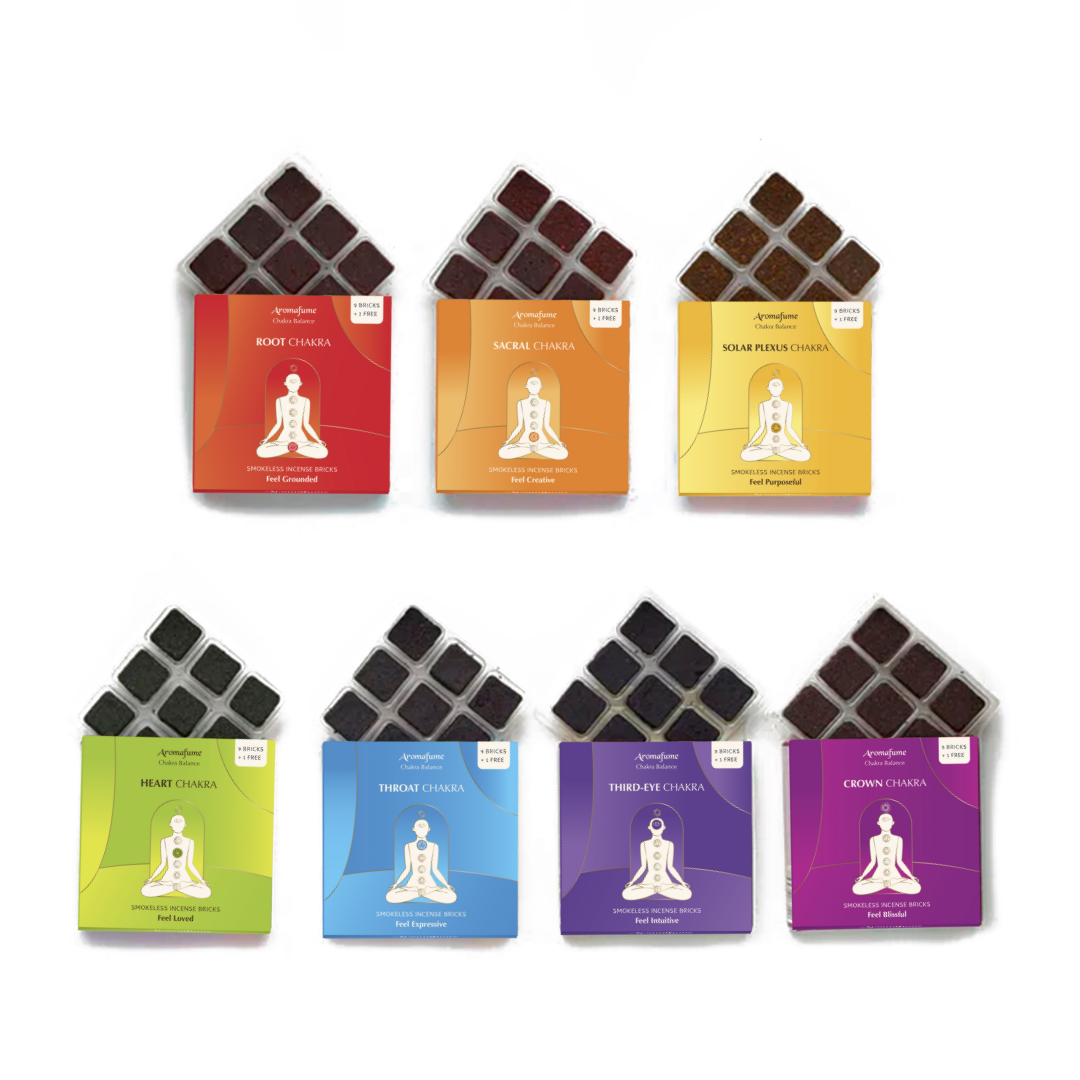 7 Chakra Incense Bricks Refill Pack