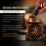 Divine Protection Oils cleanse energy, remove blockages & attract blessings for spiritual well-being.