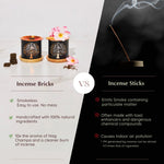 Benefits - All natural, easy to use, no toxins, vegan, Smokeless Incense