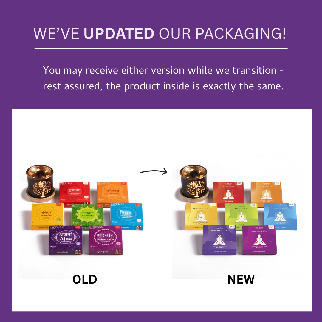 7 Chakra Incense Bricks & Burner - Super Set