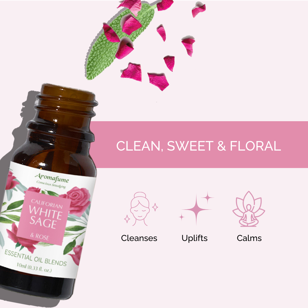 White Sage & Rose Essential Oil