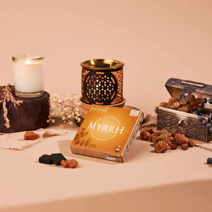 Myrrh Incense Bricks & Tree of Life Burner